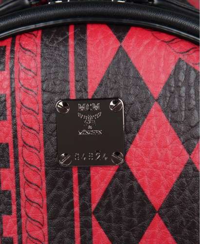 Backpack by MCM Luxury red black 100% original sale new Best Deal in New York